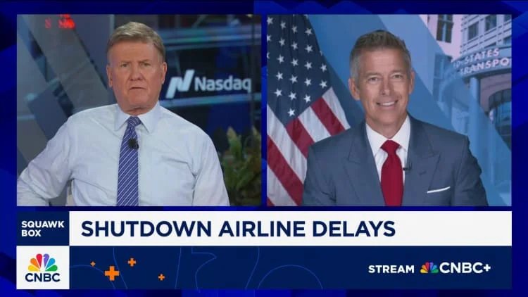 Transportation Sec. Sean Duffy: We could see more disruption to air travel due to shutdown