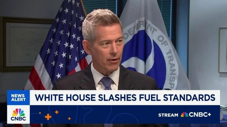 Transportation Sec Duffy on slashing fuel standards This is real savings for the American family