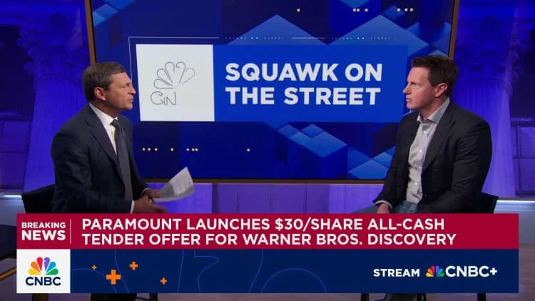 Paramount Skydance CEO on hostile bid for WBD 039Wex2019re really here to finish what we started039