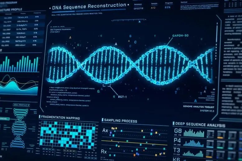 DNA Sequence Analysis Genetic Data Computer System