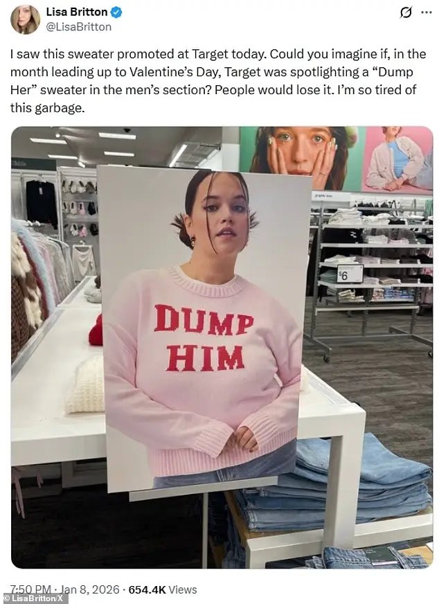 Lisa Britton who describes herself as a men039s rights activist took to X formerly Twitter to air her frustrations