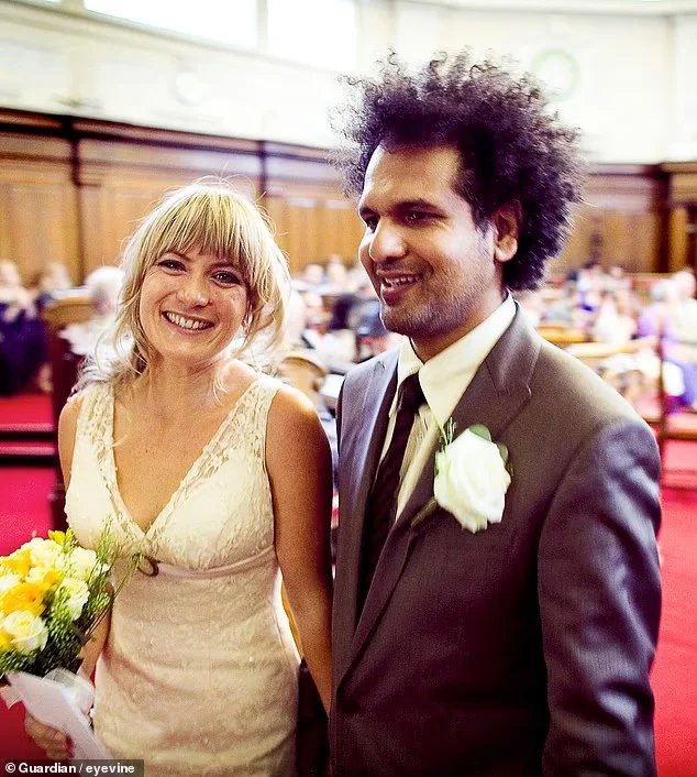 Sarfraz and Bridget at their wedding 2010