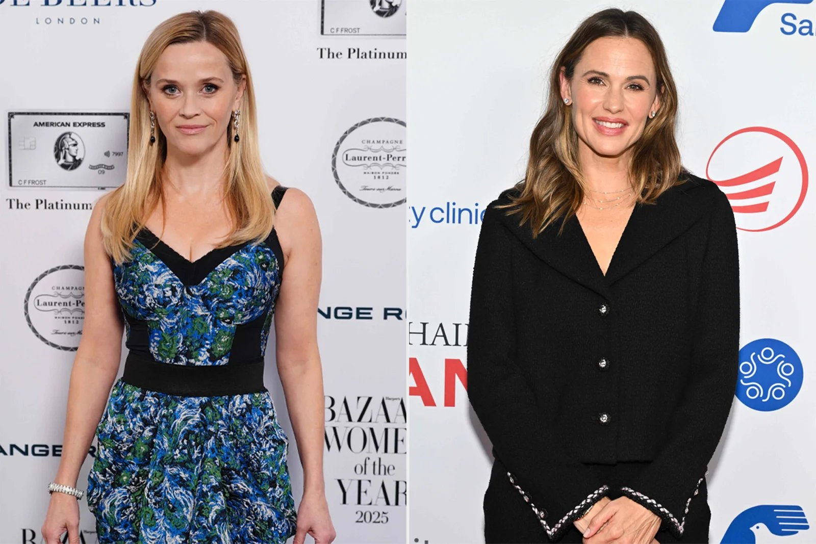 Reese Witherspoon and Jennifer Garner Wore Sweaters in Different Ways